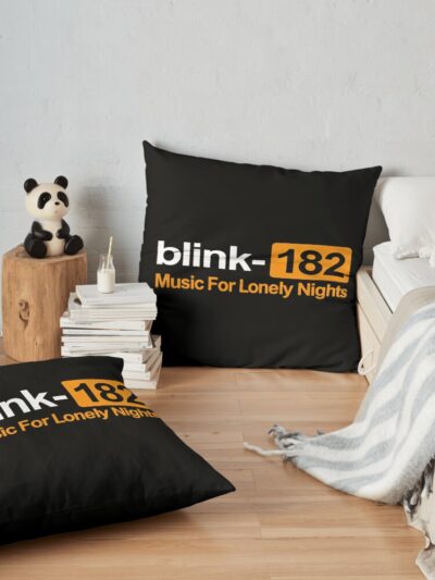 Throw Pillow Official Blink 182 Band Merch