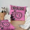  Throw Pillow Official Blink 182 Band Merch