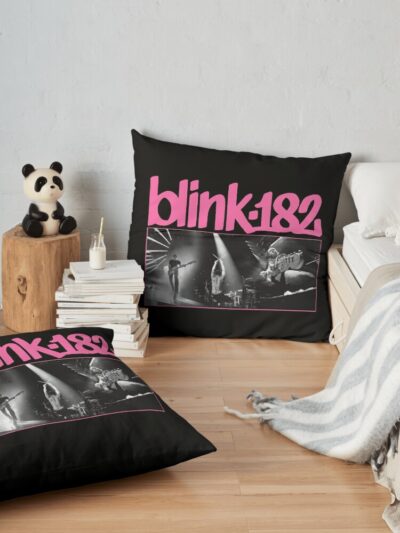 Throw Pillow Official Blink 182 Band Merch