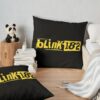 182 Eyes The Blink Throw Pillow Official Blink 182 Band Merch