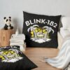 Relax Bunny Throw Pillow Official Blink 182 Band Merch