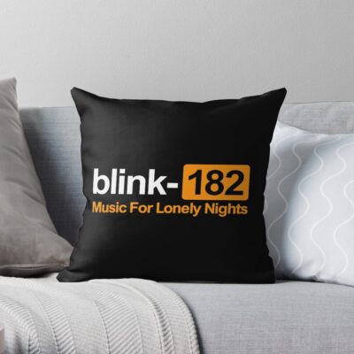 Throw Pillow Official Blink 182 Band Merch