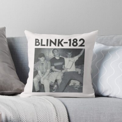 Retro, H, Workaholics Blink 182 Shirt, Blink 182 T Shirt, Blink 182 Tee, Vintage Blink 182 Shirt, Blink 182 Band Tee, Blink 182 Rock Shirt, Vintage Style Shirt Throw Pillow Official Blink 182 Band Merch