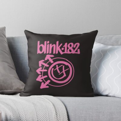 Throw Pillow Official Blink 182 Band Merch