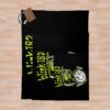 Devil With Sickle Throw Blanket Official Blink 182 Band Merch