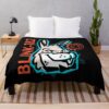 The Donkey Smile Throw Blanket Official Blink 182 Band Merch