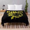 Smiley And Arrow Throw Blanket Official Blink 182 Band Merch