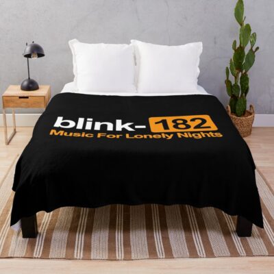 Throw Blanket Official Blink 182 Band Merch