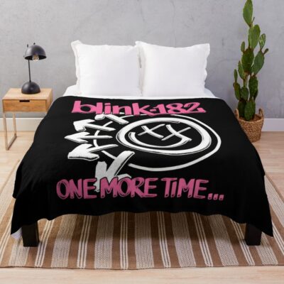 Throw Blanket Official Blink 182 Band Merch