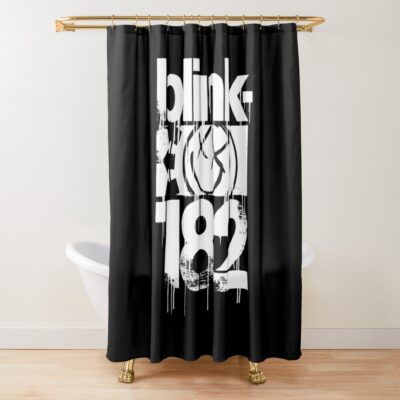 Shower Curtain Official Blink 182 Band Merch