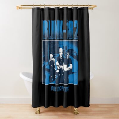 Shower Curtain Official Blink 182 Band Merch