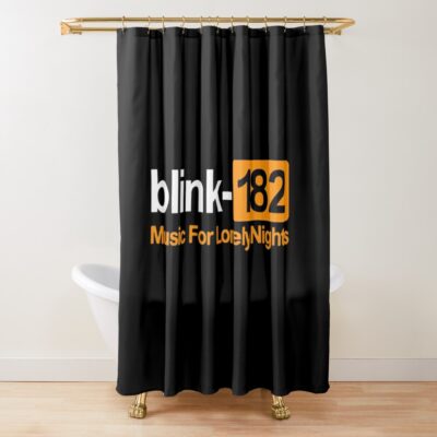 Shower Curtain Official Blink 182 Band Merch