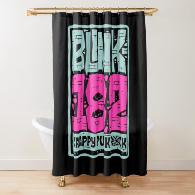 Shower Curtain Official Blink 182 Band Merch