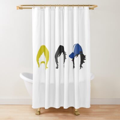 Blank Blink Blunk Shower Curtain Official Blink 182 Band Merch